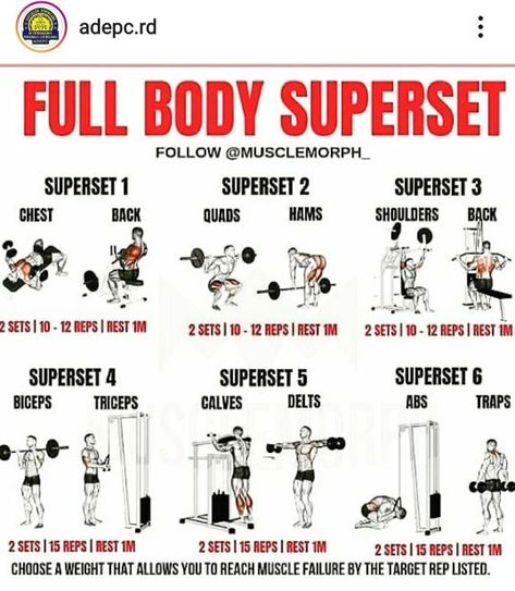 Total Body Compound Workout, Super Set Workouts Full Body Gym, Fullbody Workouts Gym Plan, Full Body Weight Lifting Workout, Full Body Superset Workout, Full Workout Plan, Super Set Workouts, Total Body Workout Plan, Superset Workout