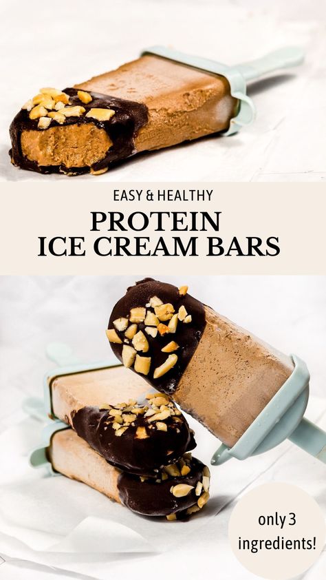 Protein Ice Cream Bars, Raw Deserts, Healthy Homemade Ice Cream, Vegan Protein Recipes, Vegan Ice Cream Recipe, Ice Cream Bars, Protein Cake, Snacks Ideas, Healthy Sweet Snacks