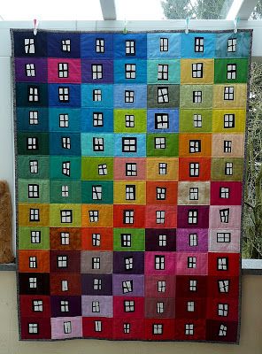 Urban Quilt, Simple Patchwork Quilt, Geometric Quilts, Solid Fabric Quilts, Peace Poles, Window Quilt, House Quilt Patterns, Modern Baby Quilt, Quilt Modernen