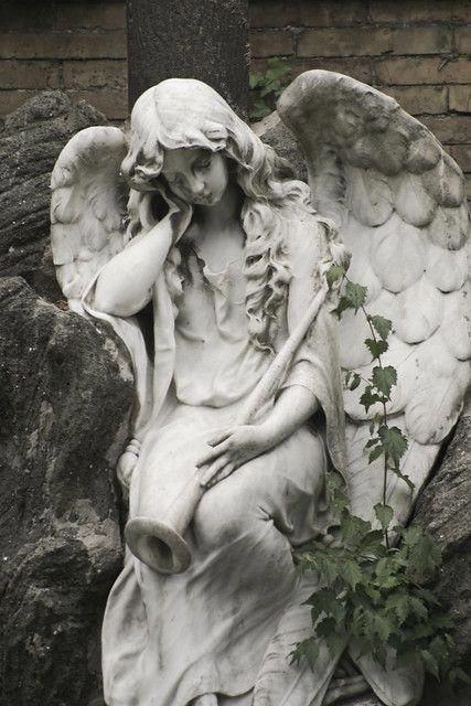 Cemetery Statues, Statue Tattoo, Classic Sculpture, Greek Statues, Angel Statue, Angel Sculpture, Cemetery Art, Greek Sculpture, Angel Statues