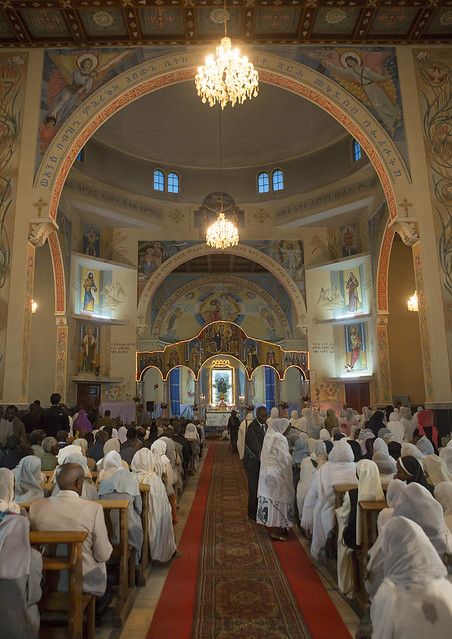 People Praying In Church, Praying In Church, Asmara Eritrea, People Praying, Church Aesthetic, African Love, Eric Lafforgue, Visit Africa, Church Pictures