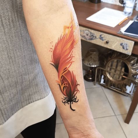 Renewal, Rebirth, Restart - Phoenix Tattoo Guide for 2023 - Tattoo Stylist Feather Underboob Tattoo, Fading Tattoo, Tattoo Fading, Phoenix Feather Tattoos, Lisa Tattoo, Tattoo Rib, Rising Phoenix Tattoo, Tattoo Healing, Feather Tattoo Meaning