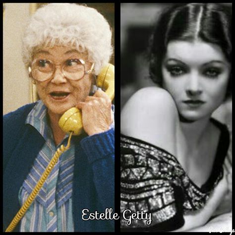 Estelle Getty Young, Golden Girls Humor, Estelle Getty, 80 Tv Shows, Celebrities Then And Now, Historical People, Stay Golden, Old Hollywood Stars, Betty White