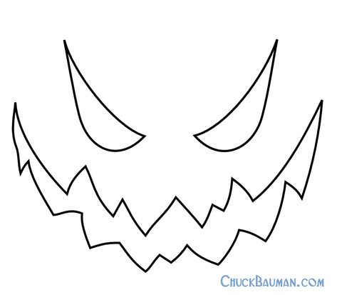 jack-o-lantern face Jack Skellington Pumpkin Stencil, Jack Skellington Pumpkin Carving, Pumpkin Carving Stencils Easy, Scary Pumpkin Carving Patterns, Pumpkin Face Templates, Pumpkin Carving Stencils Templates, Pumpkin Carving Stencils Free, Halloween Pumpkin Stencils, Scary Pumpkin Faces