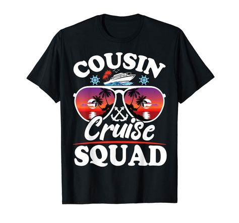 PRICES MAY VARY. Family cruise squad 2024, birthday party trip cruise ship cute vacation design to wear together with cousins crew, making memories together, On cruise mode, vacay mode, retro palm tree cruise ship, tropical island cruising, Family 2024 Cruise Squad. Grab This Awesome Cruise Squad 2024 tee shirt for your cruise party, perfect for family cruise 2024, cousin crew cruise squad, Cruise Squad 2024 Family Vacation Matching Family Group costumes outfit, cruise dresses for women, cruise Family Group Costumes, Cruise Ship Party, Cruise Dresses, Retro Palm Tree, Vacation Items, Group Vacation, Cruise Party, Cruise Essentials, Cruise Dress