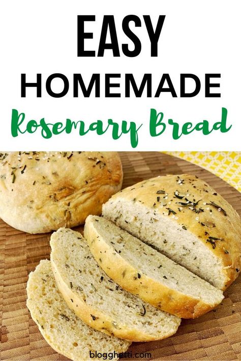 Rosemary Bread Recipe Breadmaker, Rosemary Bread Bread Machine, How To Make Rosemary Bread, Instant Dry Yeast Bread Recipes, Things To Make With Fresh Rosemary, Bread Machine Rosemary Bread, Herbed Bread Recipes, Simple Bread Machine Recipes, Savory Bread Machine Recipes