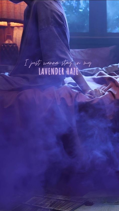 Lavender haze purple themed wallpaper Purple Themed Wallpaper, Lavender Haze Aesthetic, Journaling Photos, Haze Aesthetic, Wallpaper Taylor Swift, Midnights Era, Swift Wallpaper, School Bag Essentials, Lavender Haze