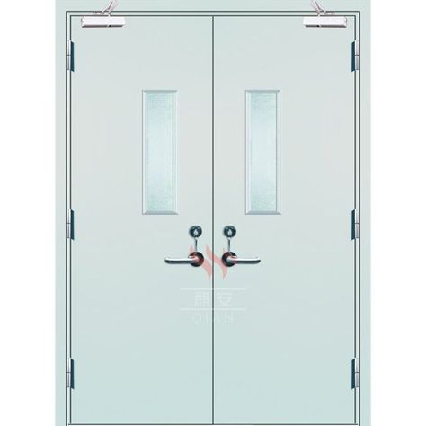 Double Leaf Door 90 Minutes Fireproof Perlite Core Hotel Metal Fire Door... steel fire rating, fire rated pocket door, fire rated door with window Double leaf door 90 minutes fireproof perlite core hotel metal fire door with vision panels from Foshan Qi'an Fireproof Doors & Windows Co., Ltd. will decorate your home and mood. http://fireproofdoor.com/double-leaf-door-90-minutes-fireproof-perlite-core-hotel-metal-fire-door-with-vision-panels      #Externalfiredoorswithglass Fire Rated Entry Door, Fire Door, Safety Door Metal, Fire Rated Doors Residental, Fire Rated Glass Door, Steel Security Doors, Fire Rated Doors, Window Detail, Door Detail