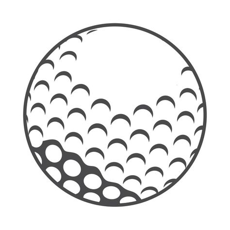 Golf Clip Art Free, Golf Ball Clipart, Golf Ball Tattoo Ideas, Golf Ball Tattoo, Golf Doodles, Golf Ball Drawing, Golf Ball Art, Golf Clip Art, Golf Drawing