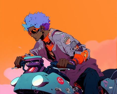 uploaded by @nonolithic on tumblr / cyberpunk retro afro futurism street wear fashion character art Retro Futurism Character, Afro Futurism Art, Afro Futurism Fashion, Retro Futurism Fashion, Black Cyberpunk, Afro Futurism, Futurism Fashion, Fashion Character, Futurism Art