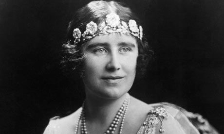 The future Queen Mother in 1928. Photograph: Everett Collection/Rex Features Elizabeth Bowes Lyon, Queen Mother Elizabeth, Strathmore Rose Tiara, Bowes Lyon, Rose Tiara, The Queen Mother, Queen Mum, Floral Tiara, Queen Alexandra