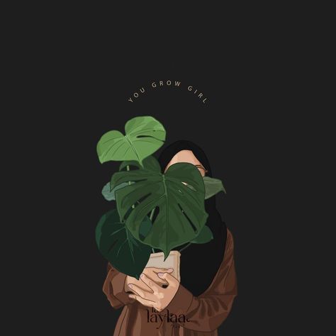 Green Nature Wallpaper, Portrait Minimalist, Beauty Iphone Wallpaper, Jelly Wallpaper, Pretty Wallpapers Tumblr, Minimalist Illustration, Cute Laptop Wallpaper, Plant Images, Islamic Artwork