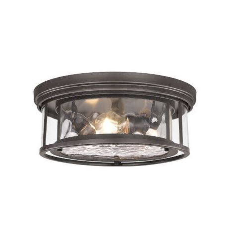 Z-Lite Clarion Bronze Three-Light Flush Mount 493F3-BRZ | Bellacor Interior Lighting Ceiling, Semi Flush Lighting, Water Glass, Glass Diffuser, Flush Mount Lighting, Drum Shade, Interior Lighting, Clear Water, Indoor Lighting