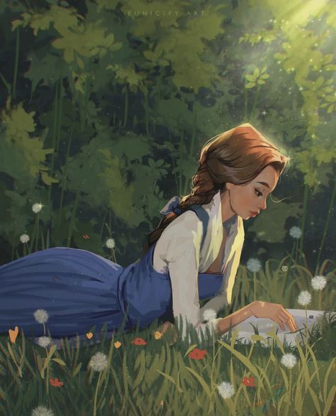 Belle Fanart, متحف فني, Disney Princess Artwork, Disney Artwork, Pinturas Disney, Disney Aesthetic, Fairytale Art, Disney Princess Art, Princess Art