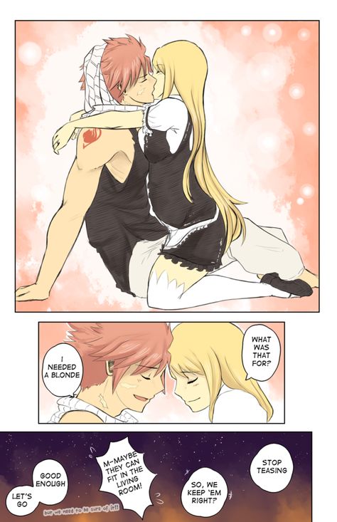 NaLu 8/9 (By ArikaFD) Natsu And Lucy Kiss, Nalu Lemon, Fairytail Natsu, Fairytail Nalu, Nalu Comics, Natsu E Lucy, Fairy Tail Photos, Fairy Tail Comics, Fairy Tail Family