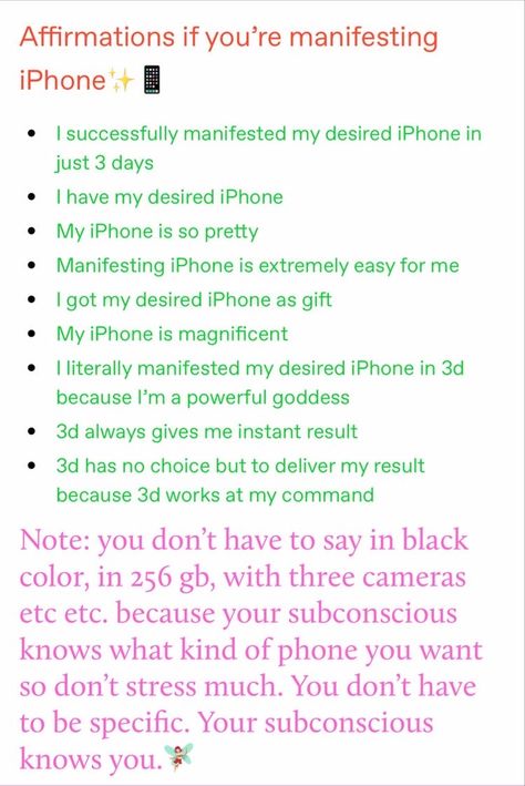 Manifesting Iphone, Feminine Quotes, Affirmation Board, Manifestation Meditation, Attraction Affirmations, Luck Quotes, Spiritual Manifestation, Daily Positive Affirmations, Manifestation Board