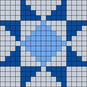 Ohio Star Quilt Block Perler Bead Pattern / Bead Sprite Ohio Star Quilt Block, Ohio Star Quilt, Small Patterns, Ohio Star, Pattern Maker, Kandi Patterns, Bead Projects, Bead Sprite, Photo Pattern