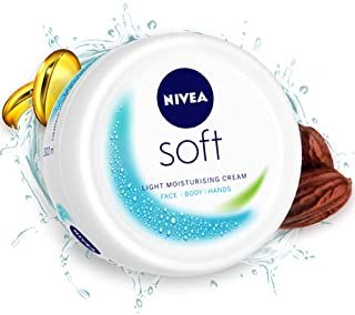 Amazon.in Nivea Moisturizer, Nivea Soft Cream, Jojoba Oil Skin, Nivea Soft, Moisturizer For Face, Light Moisturizer, Fresh Skin, Hand Body, Skincare Ingredients