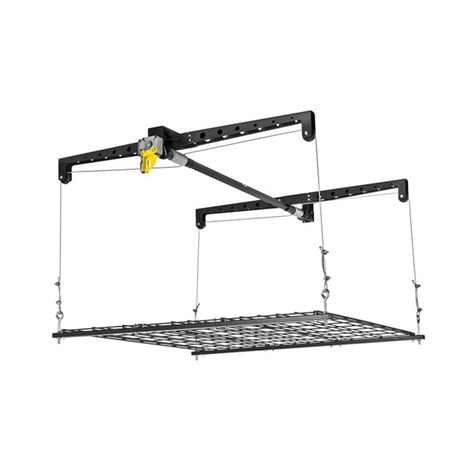 You'll love the ProStor Heavy Lift Set at Wayfair - Great Deals on all Education products with Free Shipping on most stuff, even the big stuff. Storage Lift, Ceiling Storage Rack, Garage Ceiling Storage, Trailer Conversion, Garage Lift, Overhead Garage Storage, Garage Storage Racks, Angled Ceilings, Overhead Garage