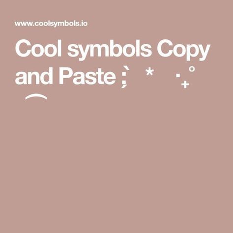 Get a list of cool symbols, emojis, and text art that you can copy and paste into your social media posts, emails, or anywhere else #Aesthetic_Symbols_Caption #Insta_Symbol_Bio #Insta_Bio_Ideas_Aesthetic_Symbols #Copy_And_Paste_Emojis #InstagramHighlightCovers #HighlightCoversInstagram Insta Symbol Bio, Insta Bio Ideas Aesthetic Symbols, Cute Copy And Paste Emojis, Ts Symbol Copy And Paste, How To Get Aesthetic Symbols, Star Symbol Copy And Paste, Copy And Paste Symbols Aesthetic, Twitter Bio Ideas Twitter Bio Ideas Aesthetic, Cool Symbols Copy And Paste