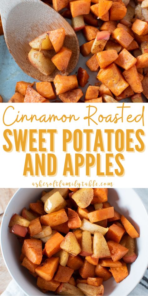 Cinnamon Roasted Sweet Potatoes, Sweet Potatoes And Apples, Heart Healthy Sweet Potato Recipes, What To Pair With Sweet Potatoes, Sweet Potatoes Cinnamon, Cinnamon Sweet Potatoes, Sweet Potatoes And Apples Recipes, Ways To Make Sweet Potatoes, Sweet Potato And Apple Recipes