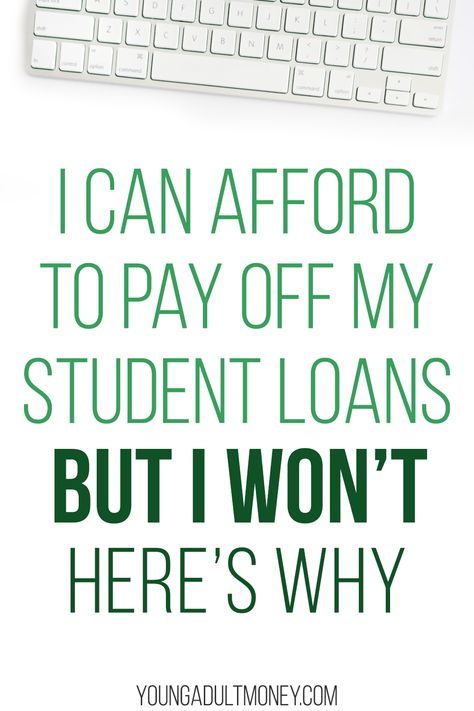 Over the years my wife and I have saved, invested, and built enough equity in our home to pay off all our student loans. But we won't. Instead, we try to pay as little as possible towards our student loans. Read why we do this, and why paying off student loans does not always make sense. Organized Finances, Hygiene School, Loan Payoff, Dorm Supplies, Business Expenses, Millennial Generation, Weekly Savings, Payday Loans Online, Student Loan Forgiveness