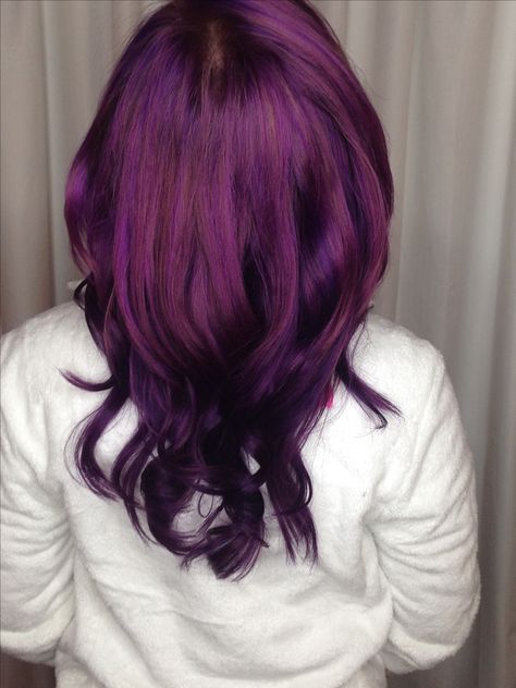 Purple rain, arctic fox hair color by me Purple Hair Arctic Fox Dyes, Ritual Arctic Fox Hair, Ritual Arctic Fox Hair Dye, Purple Rain Arctic Fox Hair, Fox Hair Dye, Arctic Fox Hair Dye, Fox Hair Color, Color Hairstyles, Arctic Fox Hair Color