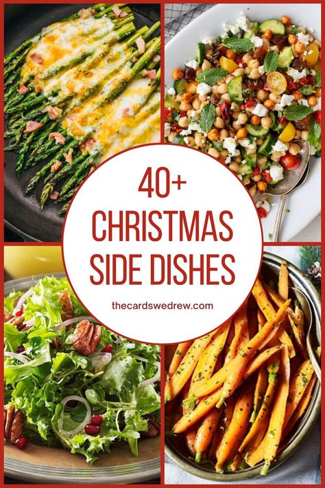 Did someone say the best 40 Christmas side dishes?! Whether you’re doing a traditional Christmas or something different this year, we’ve got the best side dishes to go along with any Christmas dinner. Did I hear green bean casserole and caramelized pecans…um, YUM! British Christmas Side Dishes, Christmas Dinner Menu Ideas Sides, Christmas Side Recipes, Best Christmas Side Dishes, Dishes For Christmas Dinner, Side Dishes For Christmas Dinner, Side Dishes For Christmas, Dishes For Christmas, Christmas Recipes Dinner Main Courses