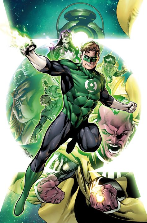 New Green Lantern Corps Comic Aims Its Sights on New Readers - GameSpot Green Lantern Rebirth, Art Dc Comics, Green Lantern Hal Jordan, Hal Jordan, Dc Rebirth, Lantern Corps, Green Lantern Corps, Univers Dc, Dc Comics Superheroes