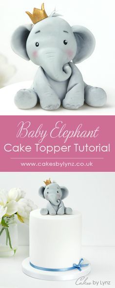 Safari Jungle Theme, Fondant Elephant, Baby Elephant Cake, Jungle Elephant, Christening Cake Boy, Elephant Baby Shower Cake, Elephant Cake Toppers, Elephant Cake, Elephant Cakes