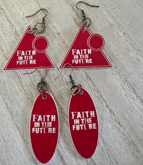 Faith In The Future, Engraved Earrings, Bold Eyes, Red Background, Louis Tomlinson, Harry Styles, The Future, Fashion Accessories, Drop Earrings