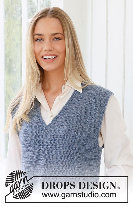 Crocheted Vest Patterns Free, Crochet Waistcoat Pattern Free, Free Crochet Vest Pattern, Crochet Vest Pattern Free Woman, Crochet Vest Pattern Free Easy, Diy Crochet Vest, Crochet Vest Patterns, Crochet Gilet, Crochet Vest Outfit