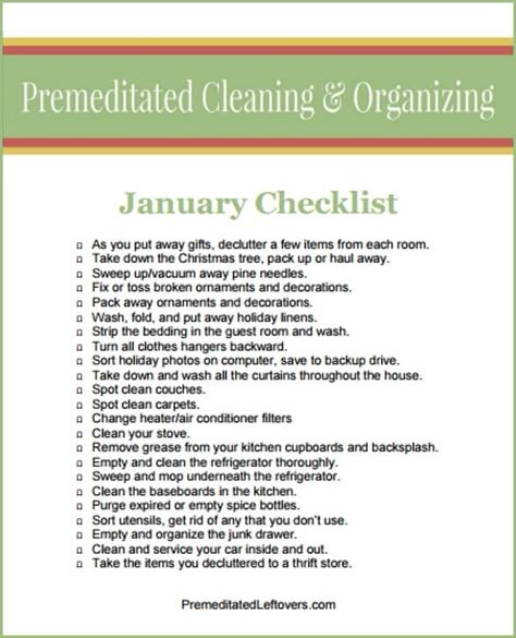 Fall Cleaning List, January Checklist, Cleaning And Organizing, Fall Cleaning, Cleaning List, Printable Checklist, Household Cleaning Tips, Cleaning Checklist, Cleaning Schedule