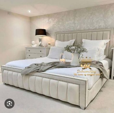 Panel Bed Frame, Tall Bed Frame, Super King Bed Frame, Luxury Bed Frames, Beautiful Bed Designs, Sleigh Bed Frame, Bed Frame Sizes, Fabric Bed Frame, Ottoman Storage Bed