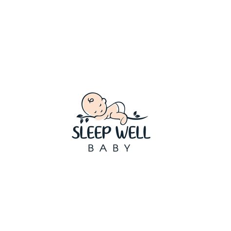 Design #27 by creative.bug | Design our "Sleep well baby" logo and make a difference for vulnerable babies around the world. World Logo Design, Sleep Logo, Bug Design, Baby Sleep Consultant, Baby Logo Design, Inspiration Typographie, World Logo, Logo Baby, Baby Products Packaging