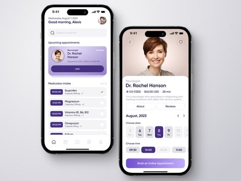 Telemedicine Design, Heath Care, Tracking App, Healthcare Design, App Ui Design, Mobile App Design, Mobile Ui, App Ui, Medical Advice