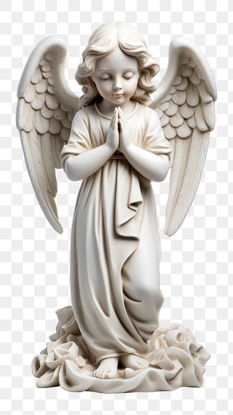 Flying Angel Reference Pose, Chest Tattoo Angel, Praying Cherub, Statue Png, Praying Statue, Angel Sculpture Art, Png Angel, Statue Angel, Holy Spirit Tattoo