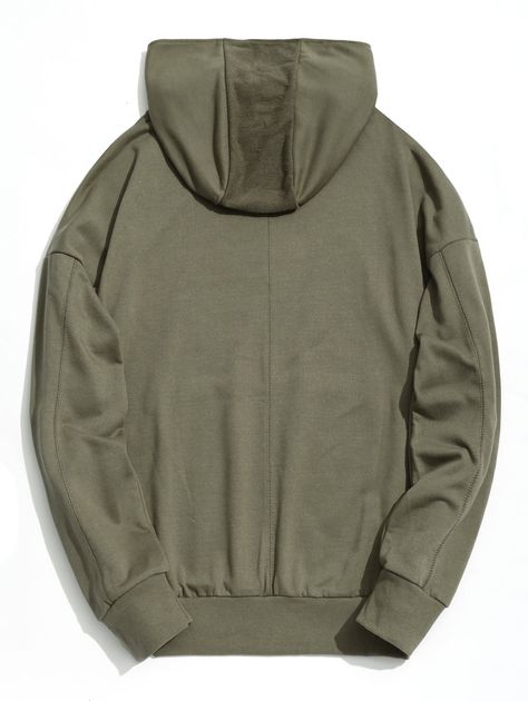 Drop Shoulder Kangaroo Pocket Hoodie  ARMY GREEN KHAKI , #AFFILIATE, #Kangaroo, #Pocket, #Drop, #Shoulder, #GREEN #Ad Cheap Sweatshirts, Pocket Hoodie, Kangaroo Pocket Hoodie, Sweatshirts And Hoodies, Funny Hoodies, Casual Sporty, Hoodies For Men, Drawstring Hoodie, Men's Collection