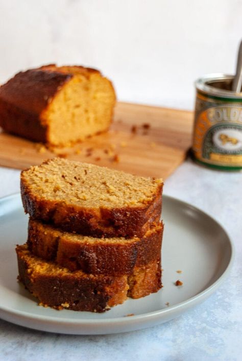 Syrup Cake Recipe, Golden Syrup Cake, Sticky Cake, Easy Lemon Drizzle Cake, Scotch Pancakes, Syrup Cake, Baked Custard, Bakers Gonna Bake, Scottish Recipes