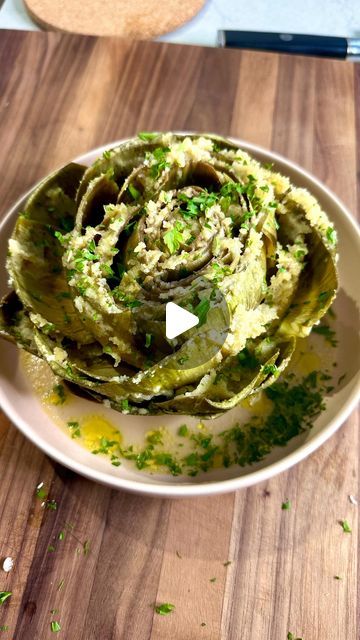 Alessandra Ciuffo on Instagram: "Artichokes may seem intimidating, but they’re super easy to make!!   Here is my super simple Olive oil Braised Artichoke Recipe ~ one of my FAV way to enjoy them that I grew up eating ☺️  To get the full free recipe messages directly to you, comment the word “artichoke” in a fun way!   A more detailed explanation and tutorial is available for paid subscribers as well this time around 😎  Feel free to comment any questions and I’ll be sure to get to it!   #artichokes #cooking101 #culinaryschool #braisedartichokes #flavorsbyale" Olive Oil Braised Artichoke, Healthy Artichoke Recipes, Braised Artichokes, Artichoke Casserole, Artichoke Recipe, Cauliflower Dishes, Artichoke Recipes, Men In Black, Cooking Recipe