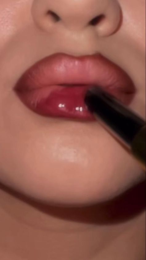 Dark Cherry Cola Lips by Tanem on Tiktok❣️Products usedHourglass Phantom Gloss Lip Balm in ”Lureand Makeup Forever Lip pencil in ”Limitless Browncherry lipsred lips Brown Lipstick Makeup, Cola Lips, Wine Red Lipstick, Cherry Red Lipstick, Tiktok Products, Cherry Lipstick, Wine Lipstick, Lipstick Dark Red, Wine Lips