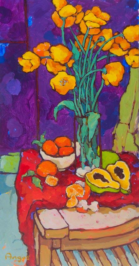 Angus Wilson, Fauvism Art, Istoria Artei, Wilson Art, Tulip Painting, Flowers In A Vase, Arte Van Gogh, Flower Art Painting, Sneak Peak