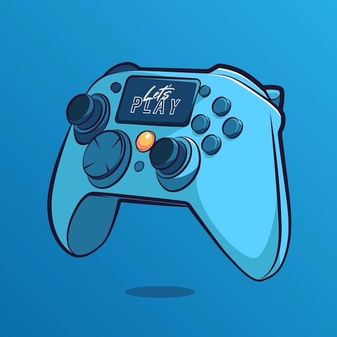 Stick controller art illustration | Premium Vector #Freepik #vector #game-controller #game-control #gamepad #gaming-controller Controller Illustration, Game Controller Art, Control Art, Vector Game, Vector Elements, Gaming Controller, Game Remote, Game Controller, Vector Photo