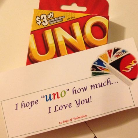 Uno Valentines Card, Uno Valentines, Uno Gift Ideas, Uno Party, School Valentines, Uno Cards, Paper Liner, Valentine Quotes, Homemade Valentines