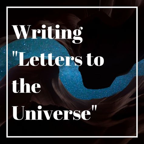 Letter To The Universe, Writing Letters, Spirit Guides, Letter Writing, New Moon, A Letter, The Universe, Law Of Attraction, Take A