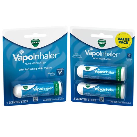 Vicks Inhaler, Scented Sticks, Nasal Inhaler, Sinus Congestion Relief, Vicks Vapor, Vicks Vaporub Uses, Scent Sticks, Uses For Vicks, Congestion Relief