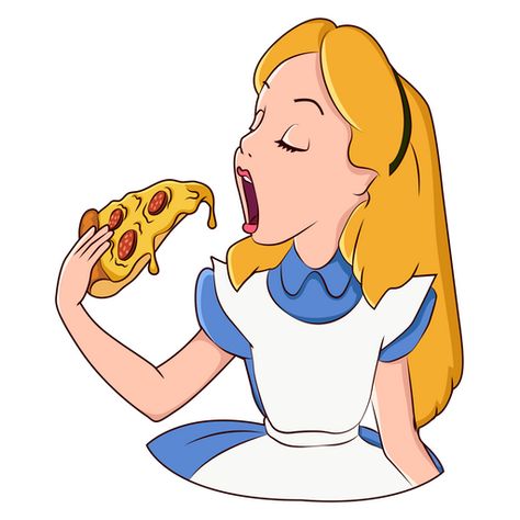 Cartoons Eating, Alice In Wonderland Cartoon, Pizza Cartoon, Pizza Drawing, Pizza Art, Garfield Cat, Nurse Art, Drawing Cartoon Faces, Cartoon Monsters