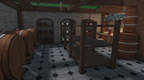 Bloxburg Orphanage Layout, Bloxburg Dungeon, Orphanage Bloxburg, Bloxburg Castle Interior, Bloxburg Castle Ideas Exterior, Bloxburg Medieval, Bloxburg Bar, Bloxburg Castle Layout, Bloxburg Manor