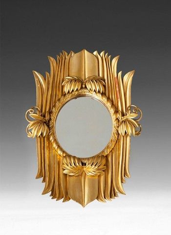 Dagobert Peche ‘A Mirror’ 1922 @Jane Izard Izard Izard Izard Izard Izard potter. Mirror, Carved Gilt Wood, 1922. Secession Art, Dagobert Peche, Mirrors Design, Wiener Werkstatte, Josef Hoffmann, Old Mirrors, Vienna Secession, Gilded Mirror, Mirrors Antique