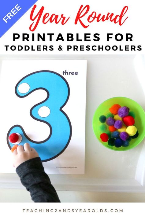 Pre K Activities At Home Free Printables, Number Printables Free Preschool, Free Toddler Printables, Toddler Educational Activities, Free Printables For Toddlers, Free Preschool Activities, Toddler Printables, Nanning, Toddler Homeschool